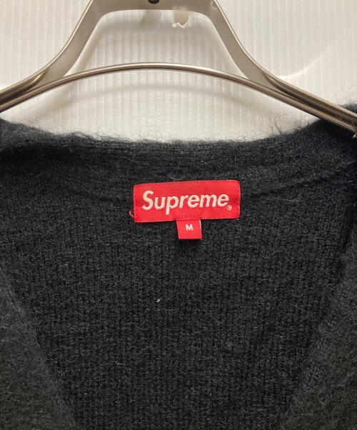 SUPREME（シュプリーム）Supreme (シュプリーム) Brushed Mohair Cardigan ブラック サイズ:Mの古着・服飾アイテム