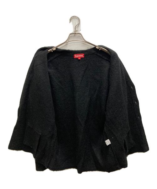 SUPREME（シュプリーム）Supreme (シュプリーム) Brushed Mohair Cardigan ブラック サイズ:Mの古着・服飾アイテム