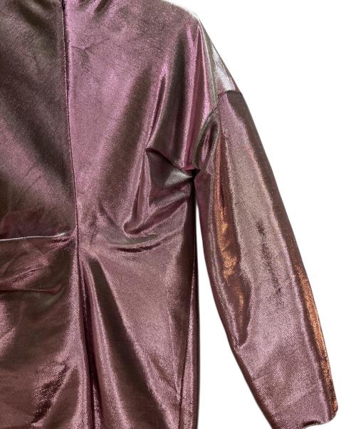 JIL SANDER（ジルサンダー）JIL SANDER (ジルサンダー) メタリックドレス パープル サイズ:36の古着・服飾アイテム
