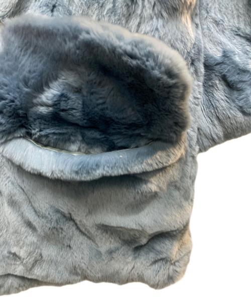 MARNI（マルニ）MARNI (マルニ) ラビットファーブルゾン ブルー サイズ:38の古着・服飾アイテム