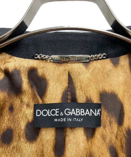DOLCE & GABBANA（ドルチェ＆ガッバーナ）DOLCE & GABBANA (ドルチェ＆ガッバーナ) ベストレイヤードデザインセットアップスーツ グレー サイズ:36の古着・服飾アイテム