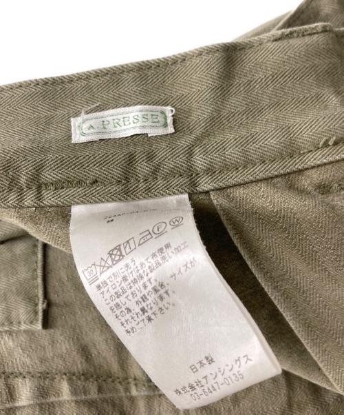 A.PRESSE（アプレッセ）A.PRESSE (アプレッセ) USAF Hemmed Bottoms カーキ サイズ:3の古着・服飾アイテム