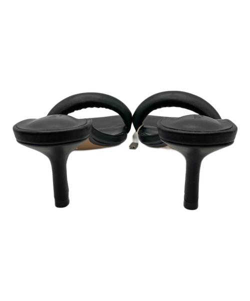 TONY BIANCO（トニービアンコ）TONY BIANCO (トニービアンコ) ANGEL レザーヒールサンダル ブラック サイズ: 5 1/2の古着・服飾アイテム