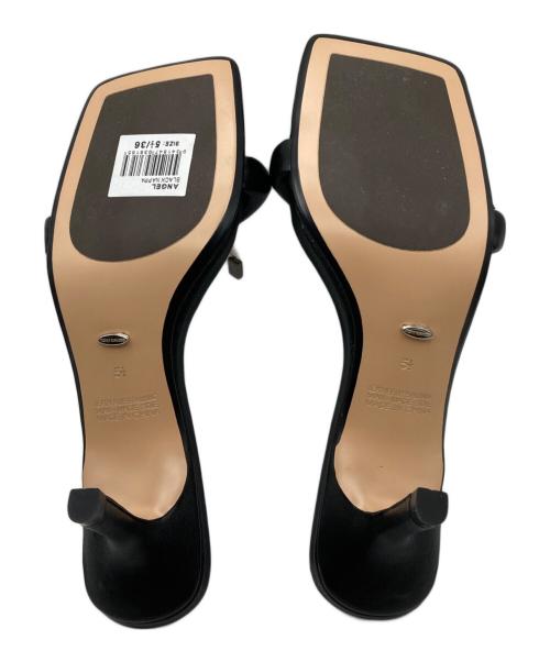 TONY BIANCO（トニービアンコ）TONY BIANCO (トニービアンコ) ANGEL レザーヒールサンダル ブラック サイズ: 5 1/2の古着・服飾アイテム