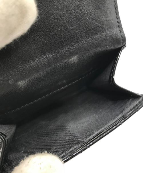 Christian Dior（クリスチャン ディオール）Christian Dior (クリスチャン ディオール) Lady Dior ロータスウォレット ブラックの古着・服飾アイテム