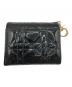 Christian Dior (クリスチャン ディオール) Lady Dior ロータスウォレット ブラック：25000円