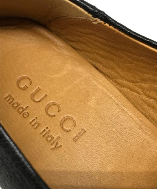 GUCCI（グッチ）GUCCI (グッチ) シェリーライン ビットローファー ブラック サイズ:5の古着・服飾アイテム