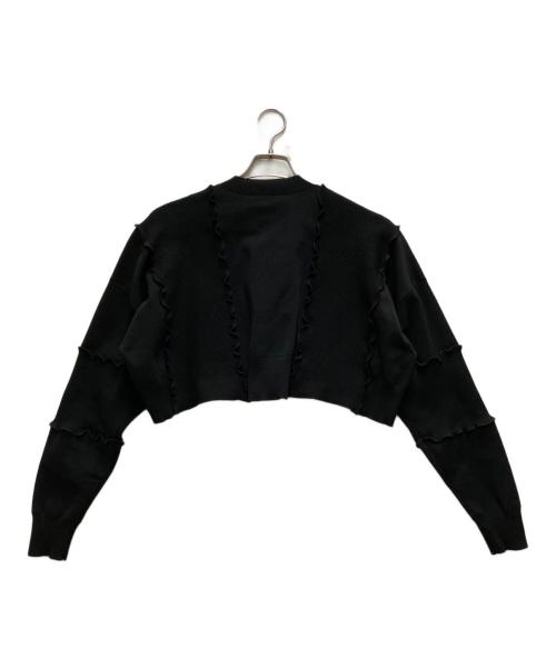 ENFOLD（エンフォルド）ENFOLD (エンフォルド) WAVE CARDIGAN ブラック サイズ:38の古着・服飾アイテム