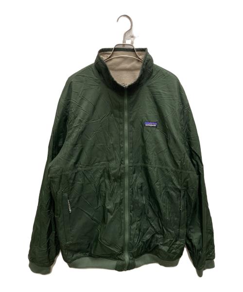 Patagonia（パタゴニア）Patagonia (パタゴニア) Reversible Shelled Microdini Jacket グリーン サイズ:表記無しの古着・服飾アイテム