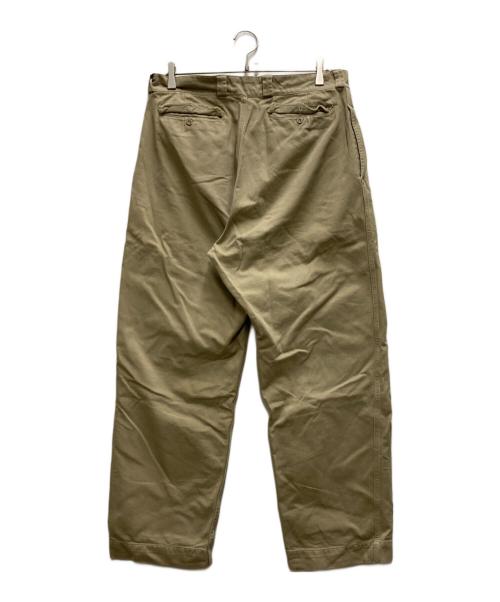 French Army（フランス軍）French Army (フレンチアーミー) 50~60's M-52チノトラウザーズ ベージュ サイズ:35の古着・服飾アイテム