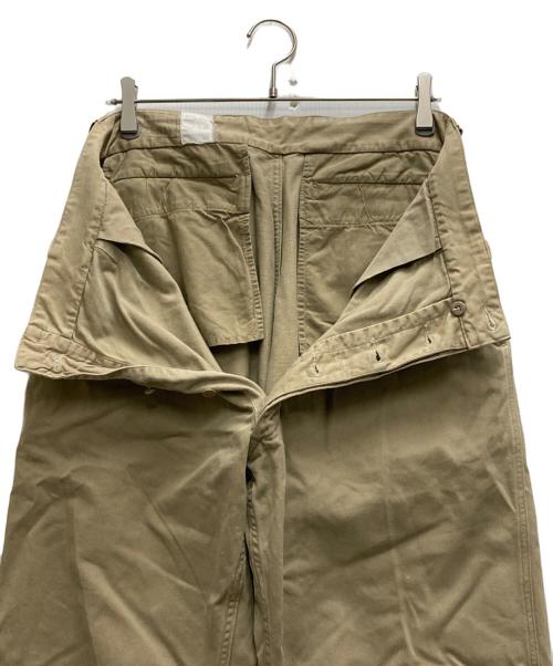 French Army（フランス軍）French Army (フレンチアーミー) 50~60's M-52チノトラウザーズ ベージュ サイズ:35の古着・服飾アイテム