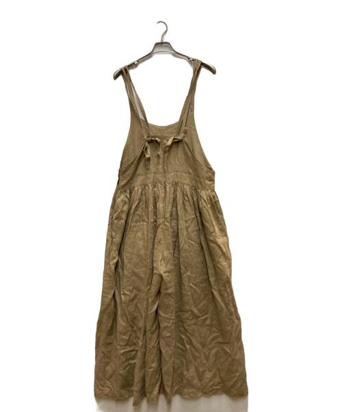 ikkuna/SUZUKI TAKAYUKI（イクナ/スズキタカユキ）ikkuna/suzuki takayuki (イクナ/スズキタカユキ) リネンサロペット ベージュ サイズ:1の古着・服飾アイテム