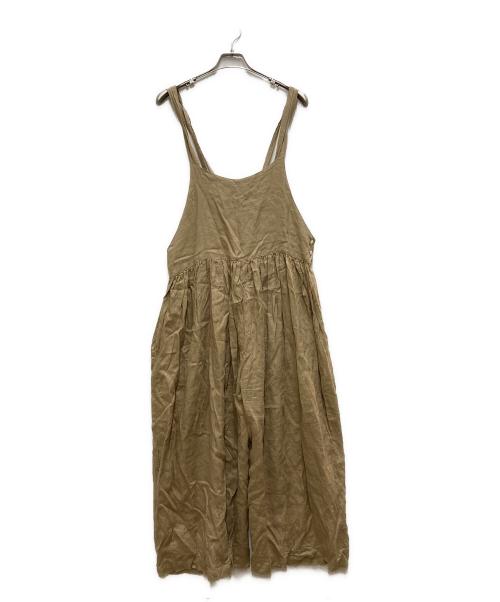 ikkuna/SUZUKI TAKAYUKI（イクナ/スズキタカユキ）ikkuna/suzuki takayuki (イクナ/スズキタカユキ) リネンサロペット ベージュ サイズ:1の古着・服飾アイテム