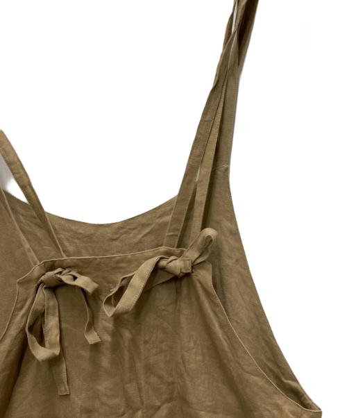 ikkuna/SUZUKI TAKAYUKI（イクナ/スズキタカユキ）ikkuna/suzuki takayuki (イクナ/スズキタカユキ) リネンサロペット ベージュ サイズ:1の古着・服飾アイテム