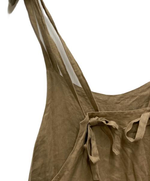 ikkuna/SUZUKI TAKAYUKI（イクナ/スズキタカユキ）ikkuna/suzuki takayuki (イクナ/スズキタカユキ) リネンサロペット ベージュ サイズ:1の古着・服飾アイテム