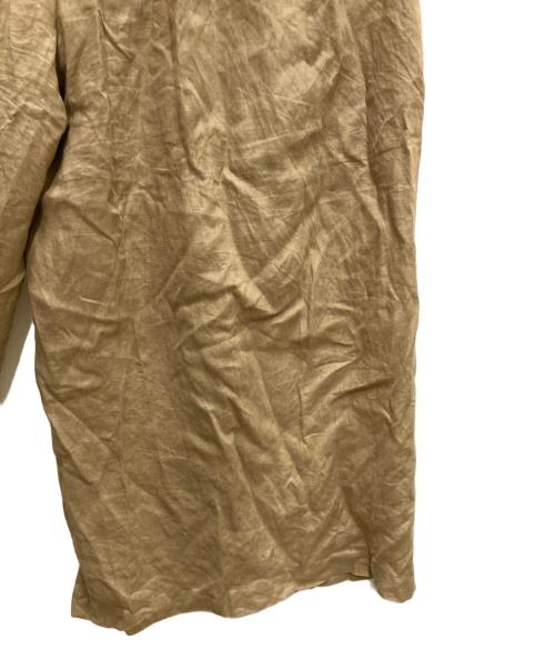 ikkuna/SUZUKI TAKAYUKI（イクナ/スズキタカユキ）ikkuna/suzuki takayuki (イクナ/スズキタカユキ) リネンサロペット ベージュ サイズ:1の古着・服飾アイテム