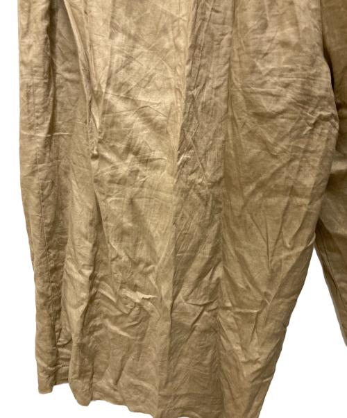 ikkuna/SUZUKI TAKAYUKI（イクナ/スズキタカユキ）ikkuna/suzuki takayuki (イクナ/スズキタカユキ) リネンサロペット ベージュ サイズ:1の古着・服飾アイテム