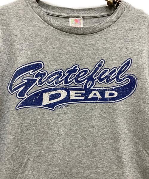 GRATEFUL DEAD（グレイトフル・デッド）Grateful Dead (グレイトフル・デッド) 90`SバンドプリントTEE グレー サイズ:Mの古着・服飾アイテム