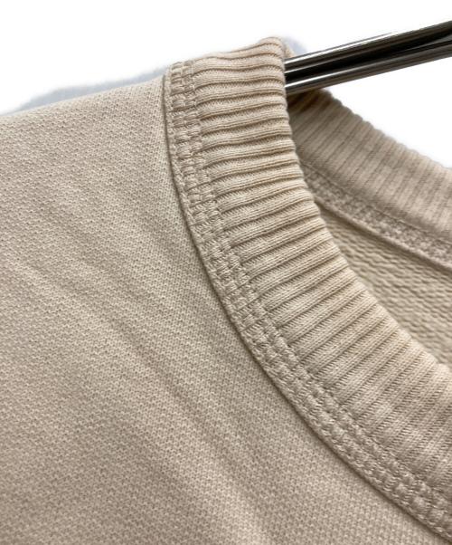Acne studios（アクネ ストゥディオス）ACNE STUDIOS (アクネ ストゥディオス) スタンプロゴセーター ベージュ サイズ:Ⅿの古着・服飾アイテム