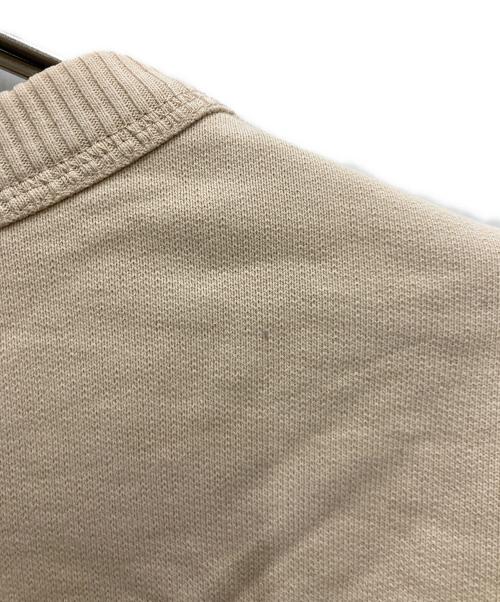 Acne studios（アクネ ストゥディオス）ACNE STUDIOS (アクネ ストゥディオス) スタンプロゴセーター ベージュ サイズ:Ⅿの古着・服飾アイテム