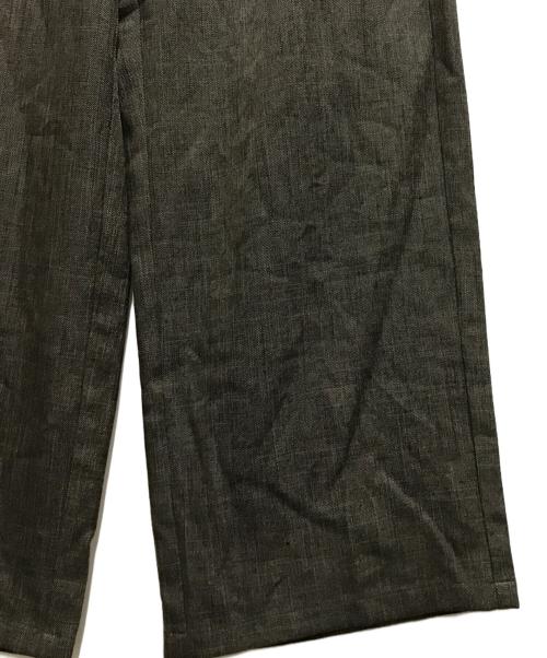 Hella（ヘラ）HELLA (ヘラ) double waist pants ブラウン サイズ:38の古着・服飾アイテム