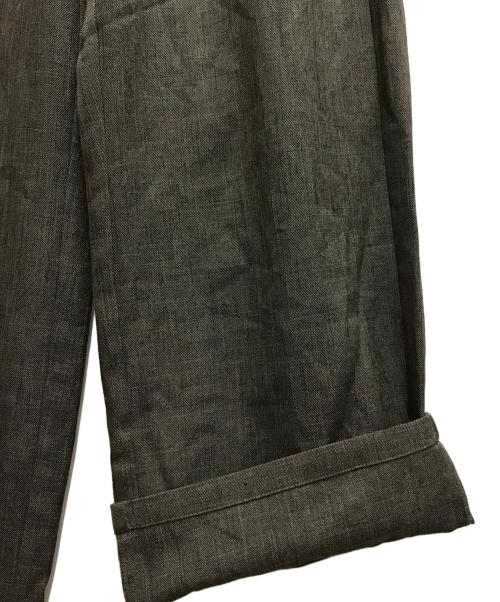 Hella（ヘラ）HELLA (ヘラ) double waist pants ブラウン サイズ:38の古着・服飾アイテム