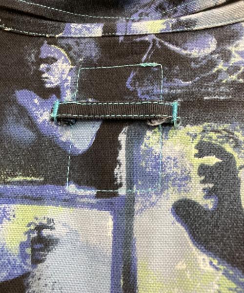 GAULTIER JEANS（ゴルチエジーンズ）GAULTIER JEANS (ゴルチエジーンズ) 総柄ジャケット ブルー サイズ:46の古着・服飾アイテム