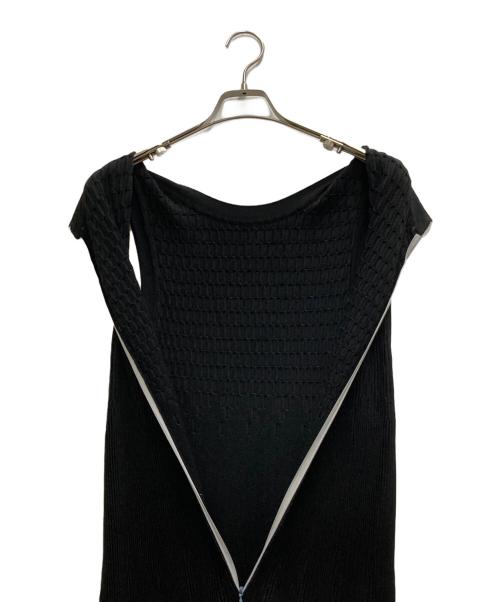 ALAIA（アライア）ALAIA (アライア) ノースリーブニットワンピース ブラック サイズ:40の古着・服飾アイテム