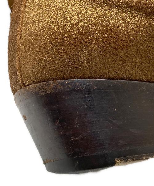 Maison Margiela（メゾンマルジェラ）Maison Margiela (メゾンマルジェラ) サイドジップブーツ ゴールド サイズ:37の古着・服飾アイテム