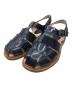 PARABOOT（パラブーツ）の古着「IBERIS グルカサンダル」｜ネイビー