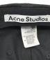 中古・古着 ACNE STUDIOS (アクネ ストゥディオス) ツイルロゴキャップ ブラック：18000円