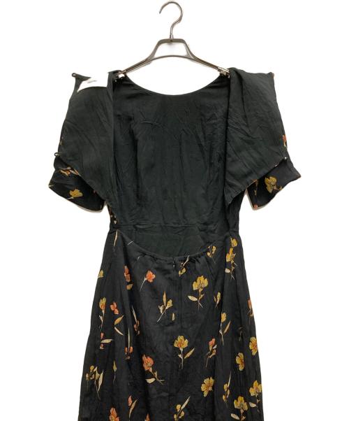 TODAYFUL（トゥデイフル）TODAYFUL (トゥデイフル) ジョーゼットフラワードレス ブラック サイズ:36の古着・服飾アイテム