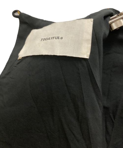 TODAYFUL（トゥデイフル）TODAYFUL (トゥデイフル) ジョーゼットフラワードレス ブラック サイズ:36の古着・服飾アイテム