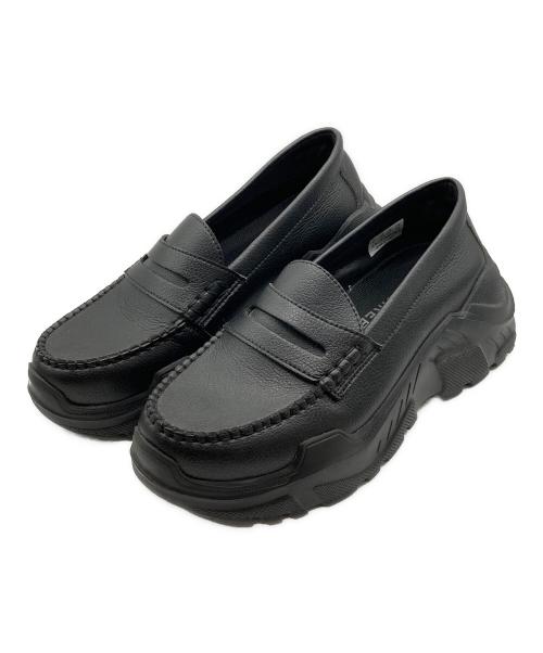 AKIKOAOKI（アキコアオキ）AKIKOAOKI (アキコアオキ) ローファー ブラック サイズ:23ｃｍの古着・服飾アイテム