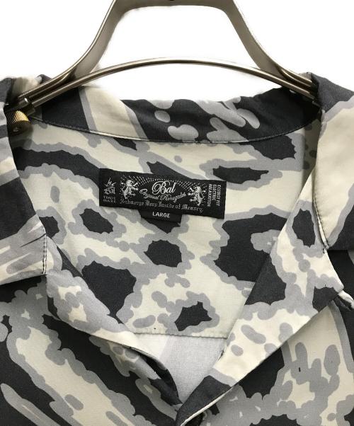BAL（バル）BAL (バル) レーヨンS/Sシャツ グレー サイズ:Lの古着・服飾アイテム