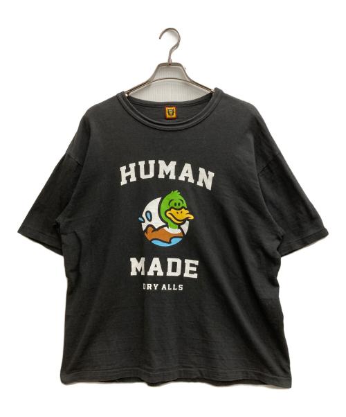 HUMAN MADE（ヒューマンメイド）HUMAN MADE (ヒューマンメイド) DRY ALLS DUCK TEE ブラック サイズ:XLの古着・服飾アイテム
