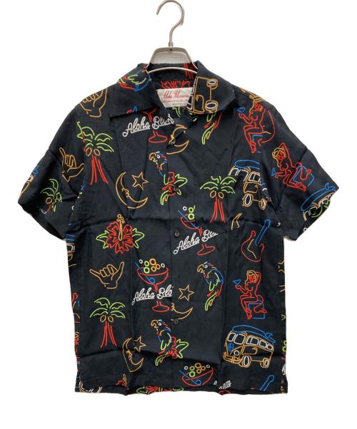 Aloha Blossom（アロハブロッサム）Aloha Blossom (アロハブロッサム) アロハシャツ ブラック サイズ:36の古着・服飾アイテム