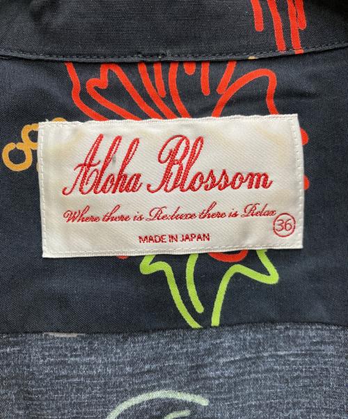 Aloha Blossom（アロハブロッサム）Aloha Blossom (アロハブロッサム) アロハシャツ ブラック サイズ:36の古着・服飾アイテム
