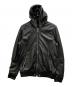 DIESEL（ディーゼル）の古着「シープレザーフーデッドジャケット」｜ブラック
