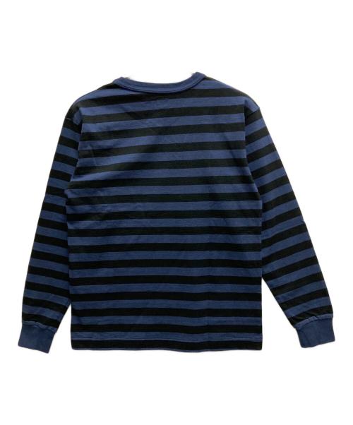 HUMAN MADE（ヒューマンメイド）HUMAN MADE (ヒューマンメイド) STRIPED L/S T-SHIRT ネイビー サイズ:Sの古着・服飾アイテム