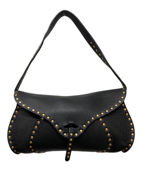 CELINE（セリーヌ）CELINE (セリーヌ) スタッズレザーブギーバッグ ブラックの古着・服飾アイテム