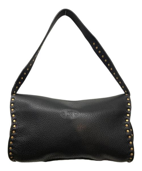 CELINE（セリーヌ）CELINE (セリーヌ) スタッズレザーブギーバッグ ブラックの古着・服飾アイテム