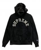 Champion×SUPREMEチャンピオン×シュプリーム）の古着「Arc Logo Pullover Hoodie」｜ブラック