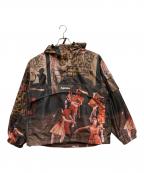 SUPREMEシュプリーム）の古着「Reflective Ripstop Anorak」｜レッド×ブラウン