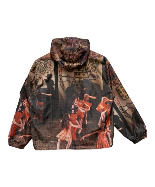 SUPREME（シュプリーム）Supreme (シュプリーム) Reflective Ripstop Anorak レッド×ブラウン サイズ:Mの古着・服飾アイテム