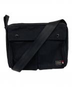 PORTER×浦和レッズポーター×ウラワレッズ）の古着「スモーキー キャンバスショルダーバッグ」｜ブラック