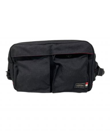 PORTER ポーター　浦和レッズ　限定　設立25周年　ボディバッグ　ブラック 中古・古着通販】PORTER (ポーター) 浦和レッズ (ウラワレッズ