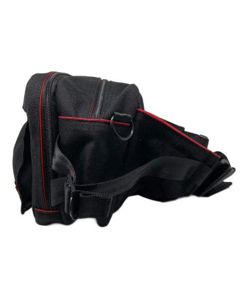 PORTER（ポーター）PORTER (ポーター) 浦和レッズ (ウラワレッズ) スモーキー キャンバスウエストバッグ ブラックの古着・服飾アイテム