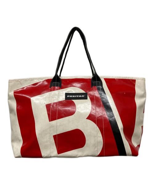 FREITAG（フライターグ）FREITAG (フライターグ) cooper トートバッグ レッド×ホワイトの古着・服飾アイテム