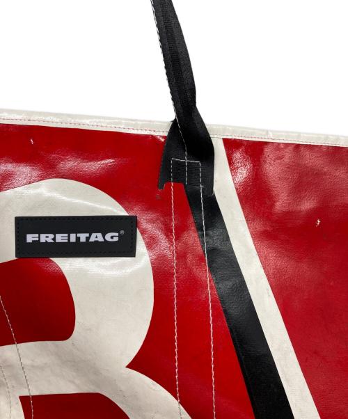 FREITAG（フライターグ）FREITAG (フライターグ) cooper トートバッグ レッド×ホワイトの古着・服飾アイテム